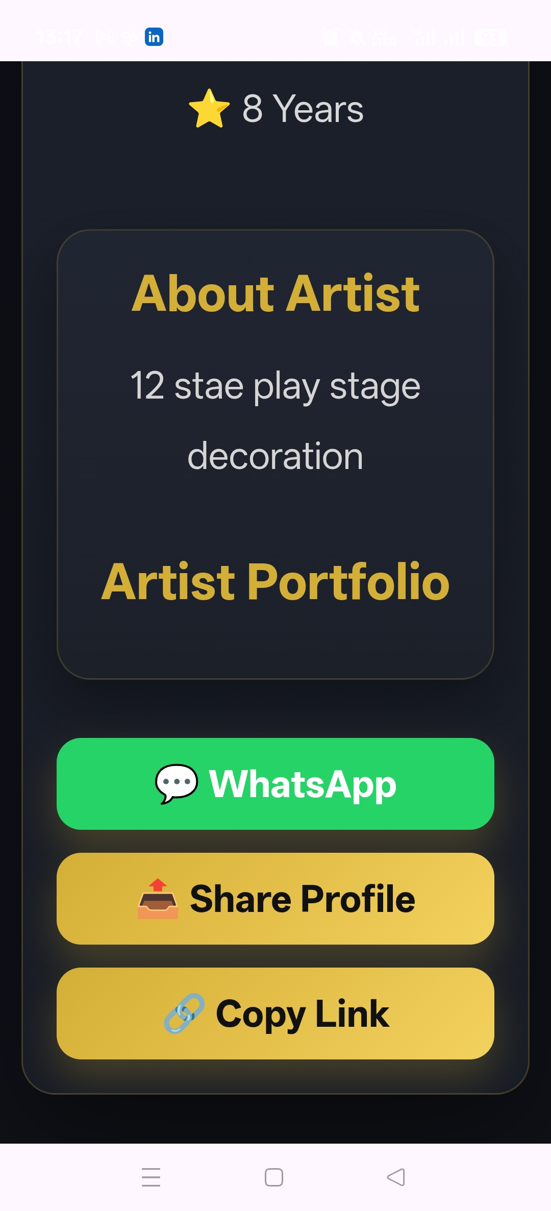 BmTheaterHub Artist Portfolio