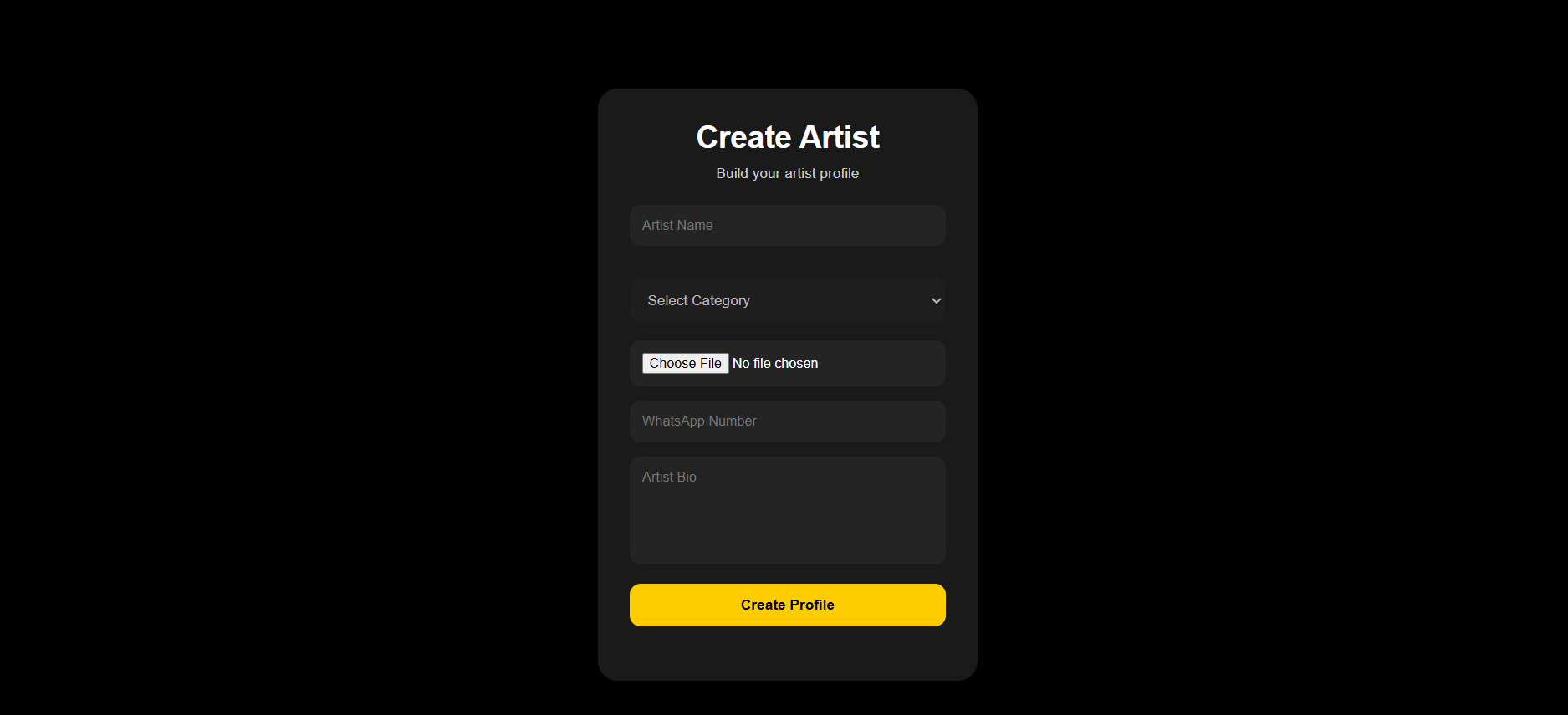 Create Artist
