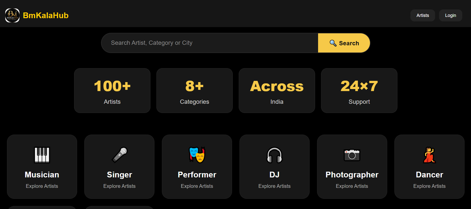 Search Artists